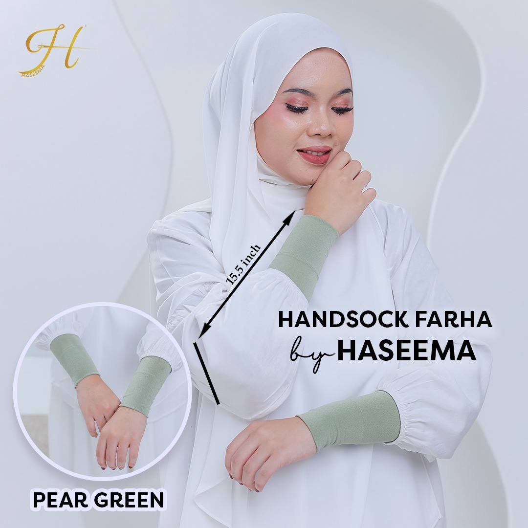 Handsock Farha in Pear Green