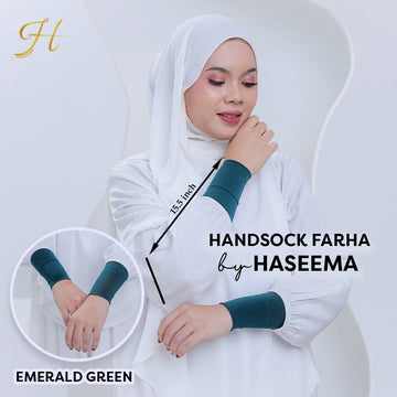 Handsock Farha in Emerald Green