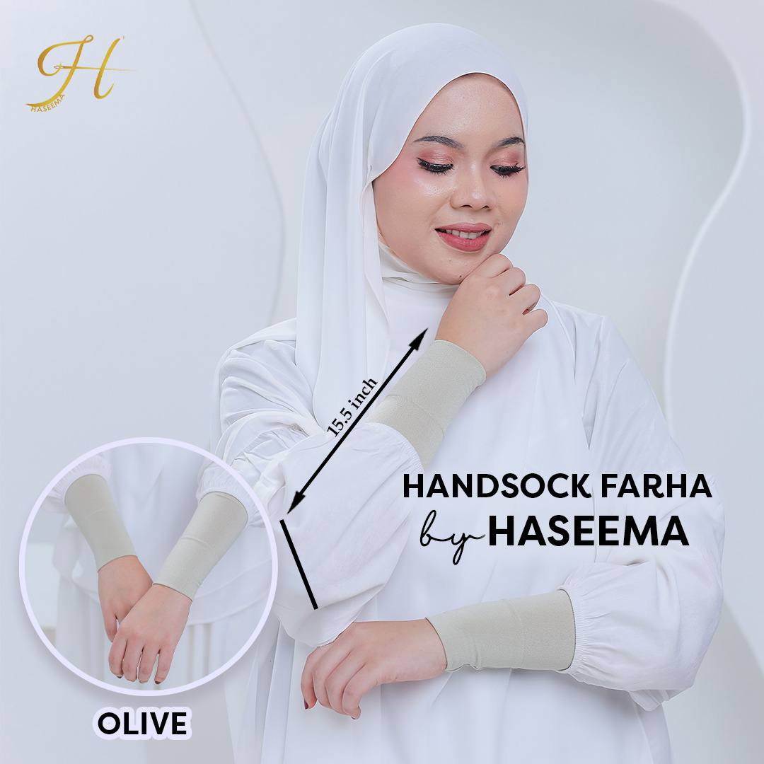Handsock Farha in Olive
