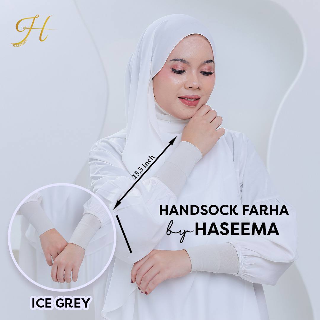 Handsock Farha in Ice Grey