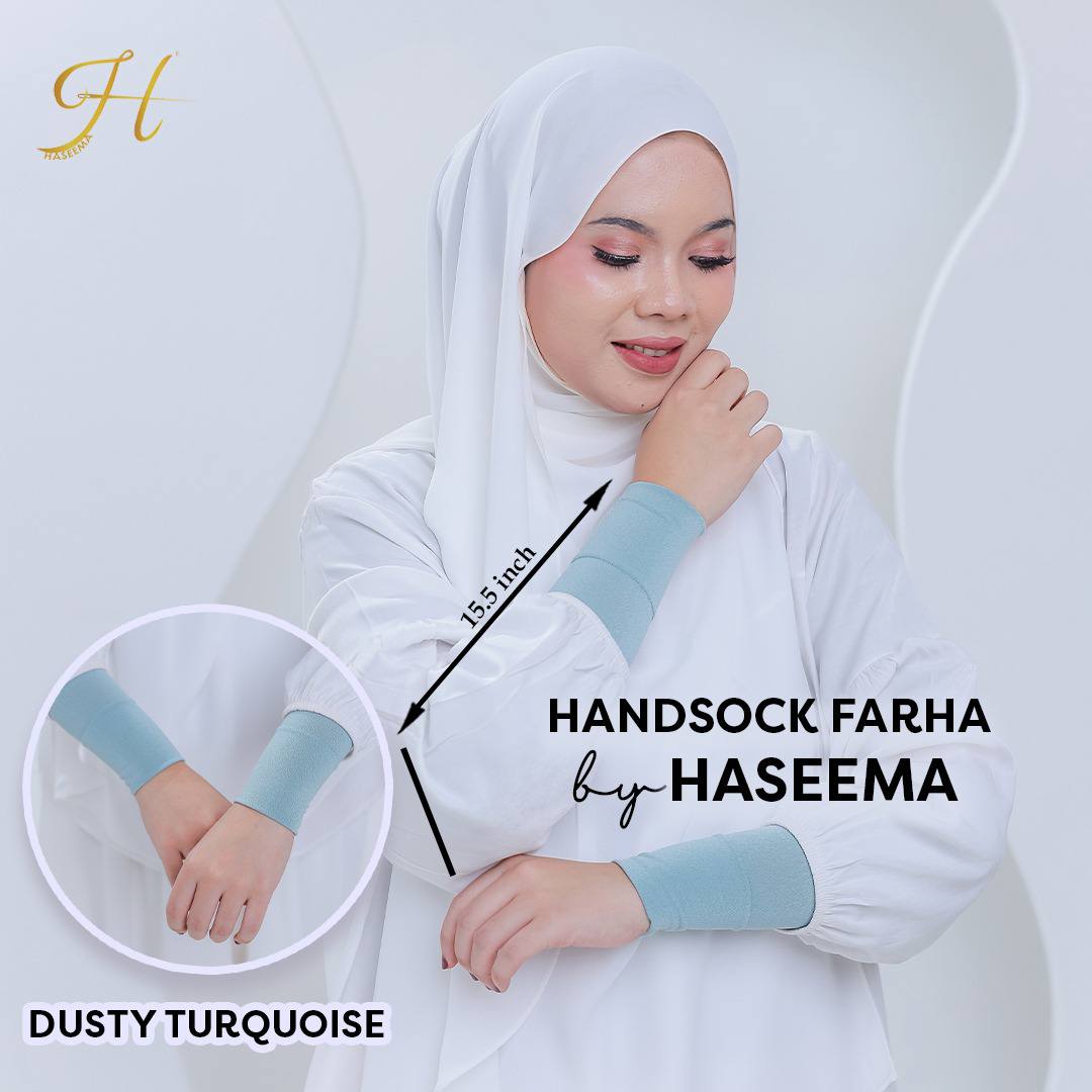 Handsock Farha in Dusty Turquoise