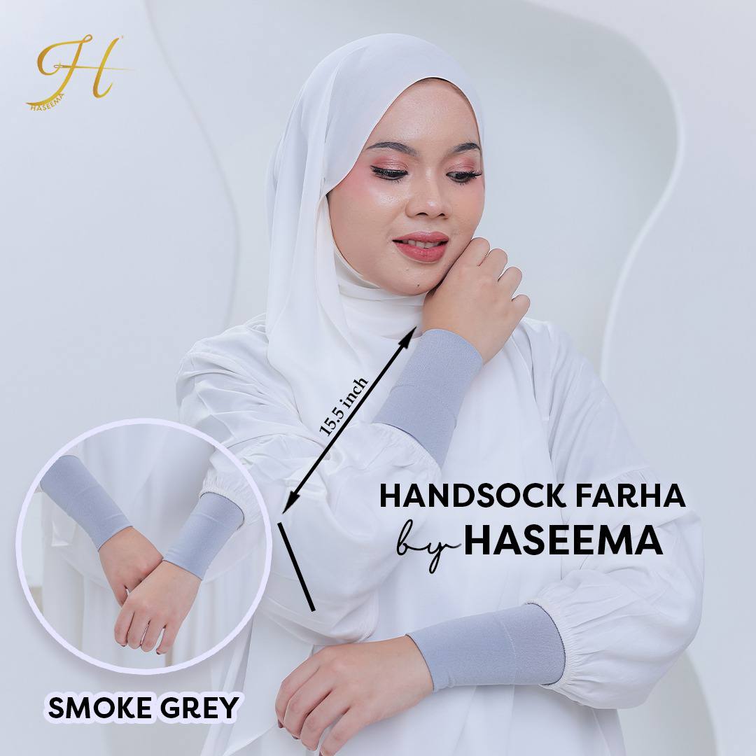 Handsock Farha in Smoke Grey