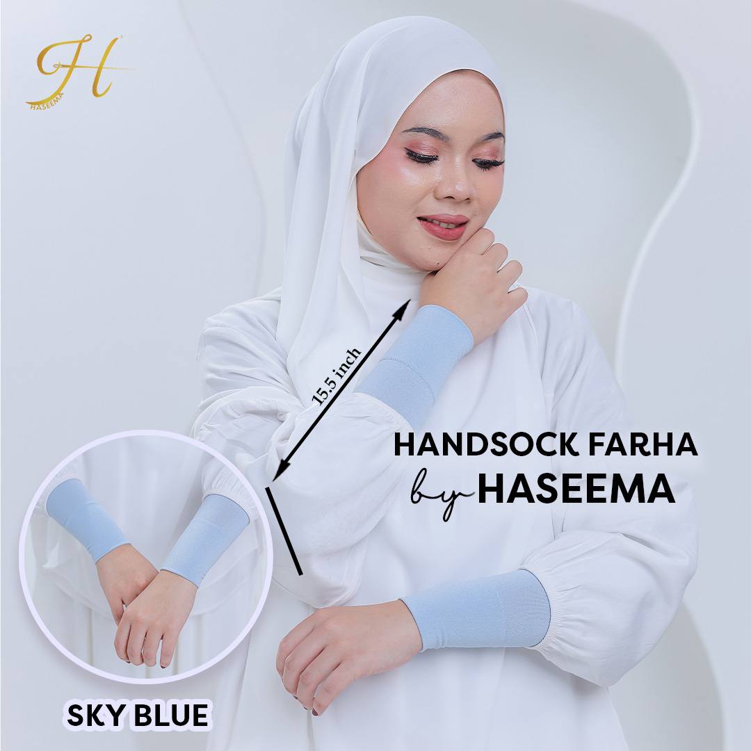 Handsock Farha in Sky Blue