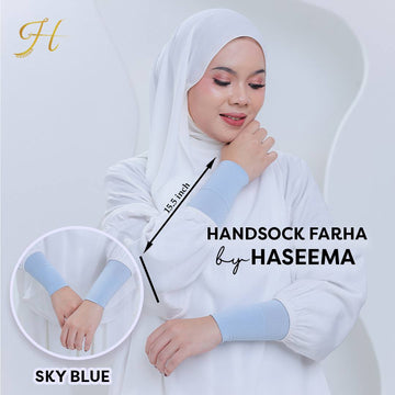Handsock Farha in Sky Blue