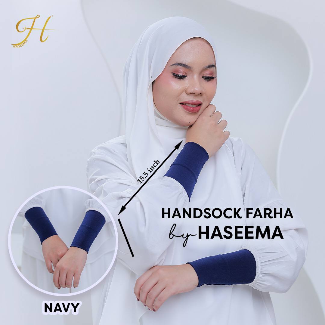 Handsock Farha in Navy