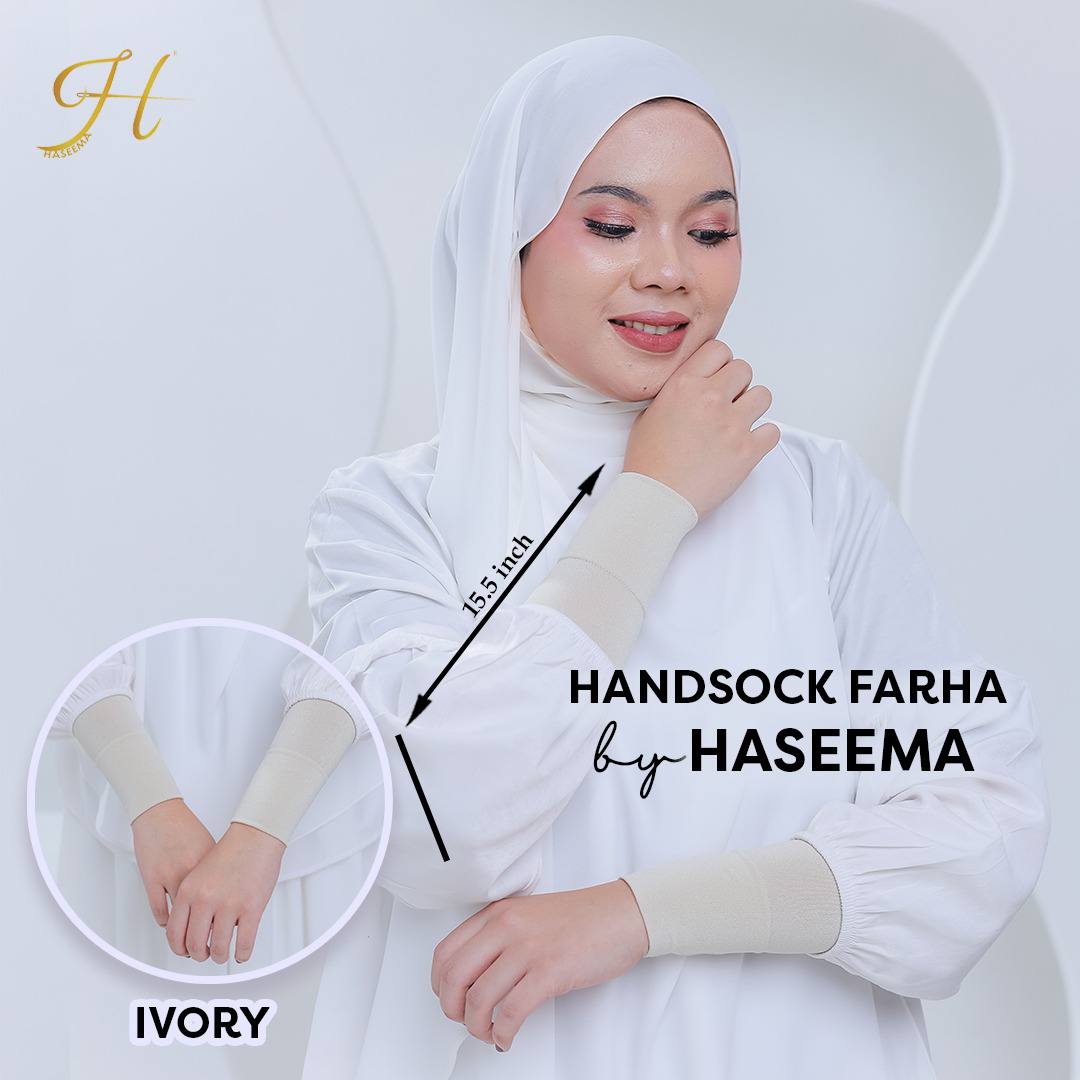 Handsock Farha in Ivory