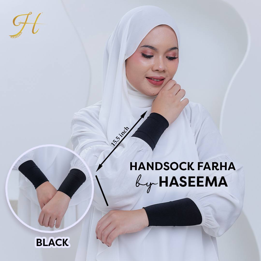 Handsock Farha in Black