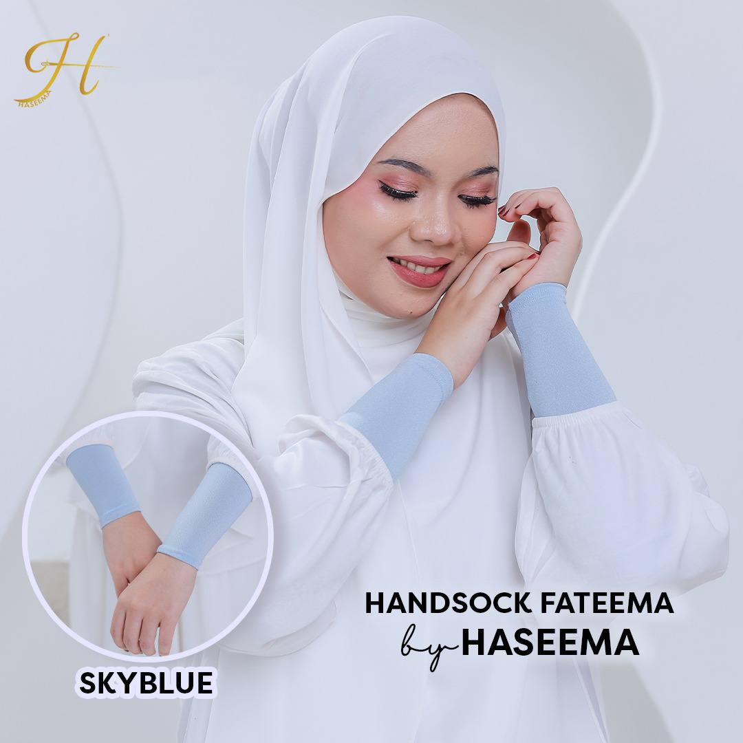 Handsock Fateema in Sky Blue