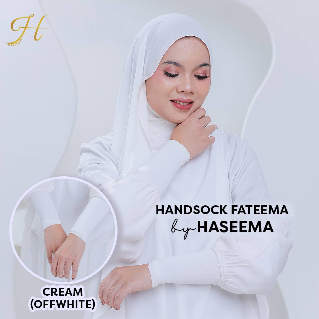 Handsock Fateema in Cream (Off White)
