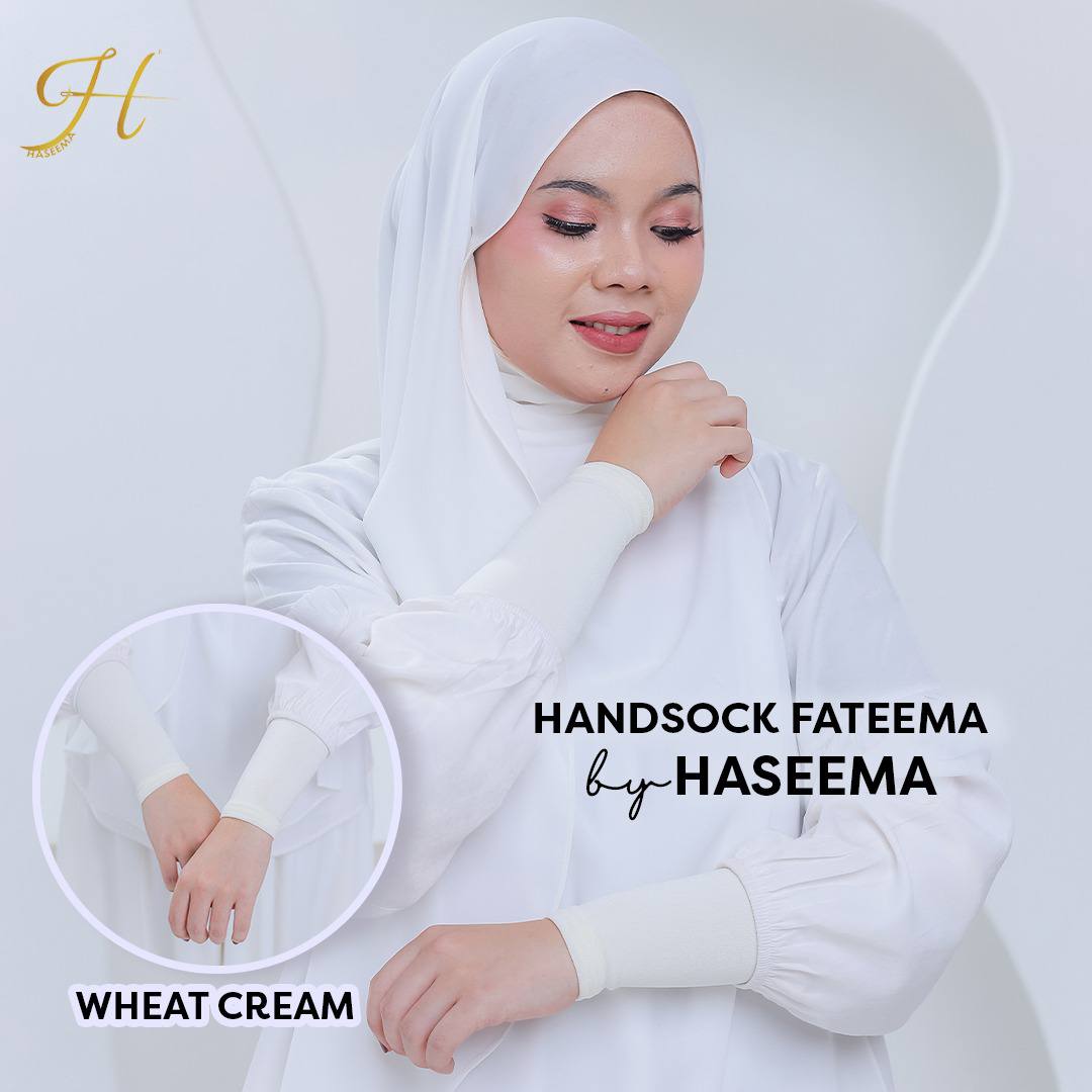 Handsock Fateema in Wheat Cream