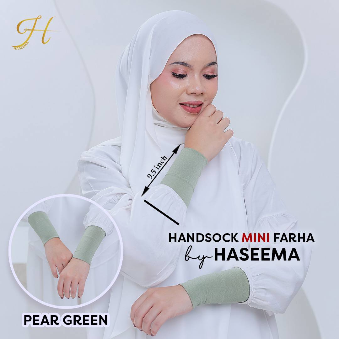 Handsock Mini Farha in Pear Green