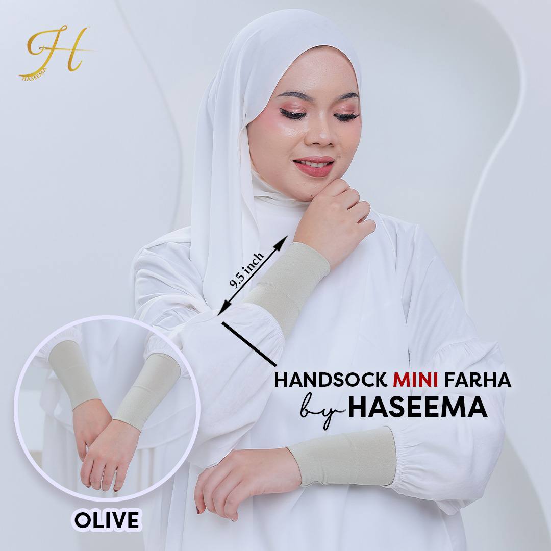 Handsock Mini Farha in Olive