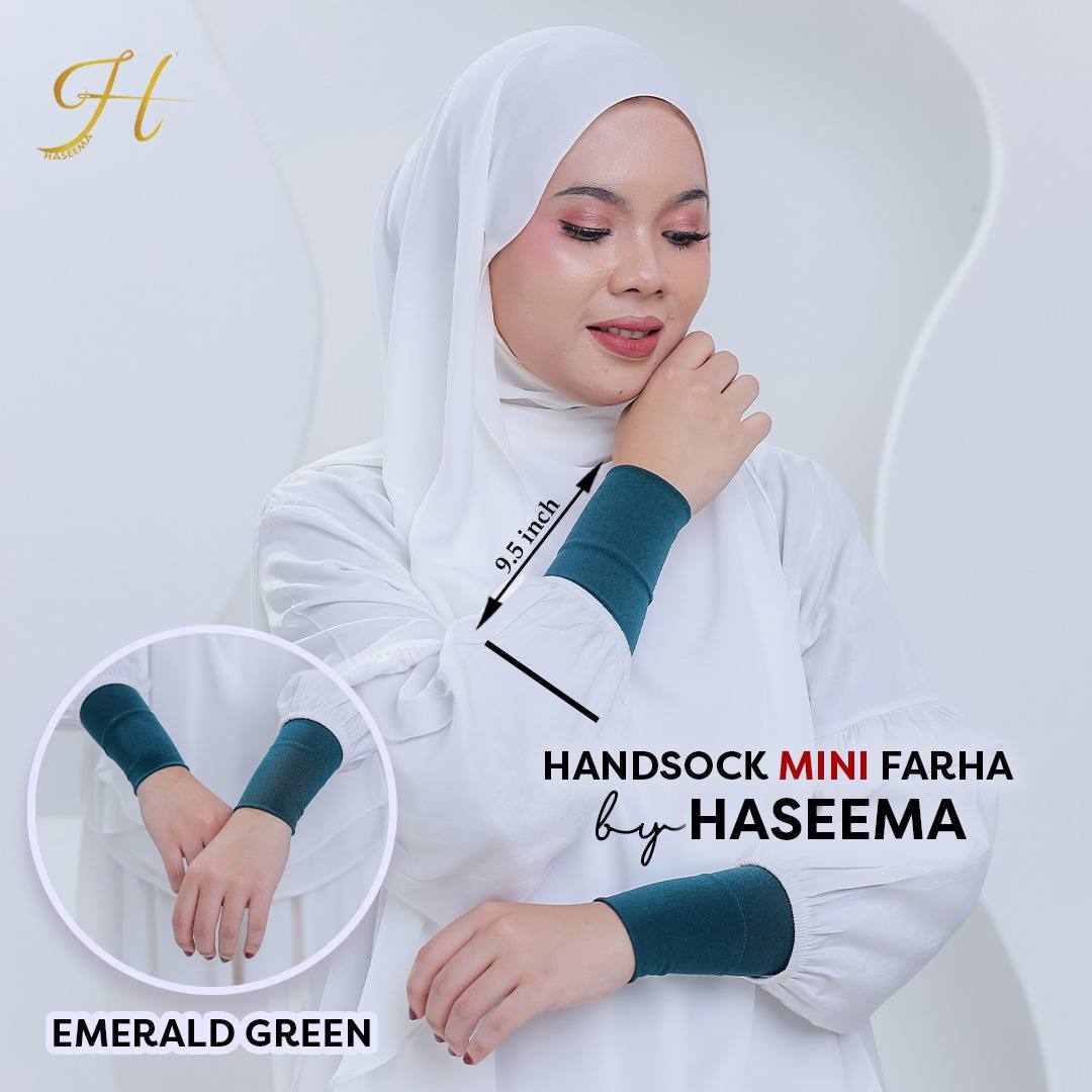 Handsock Mini Farha in Emerald Green