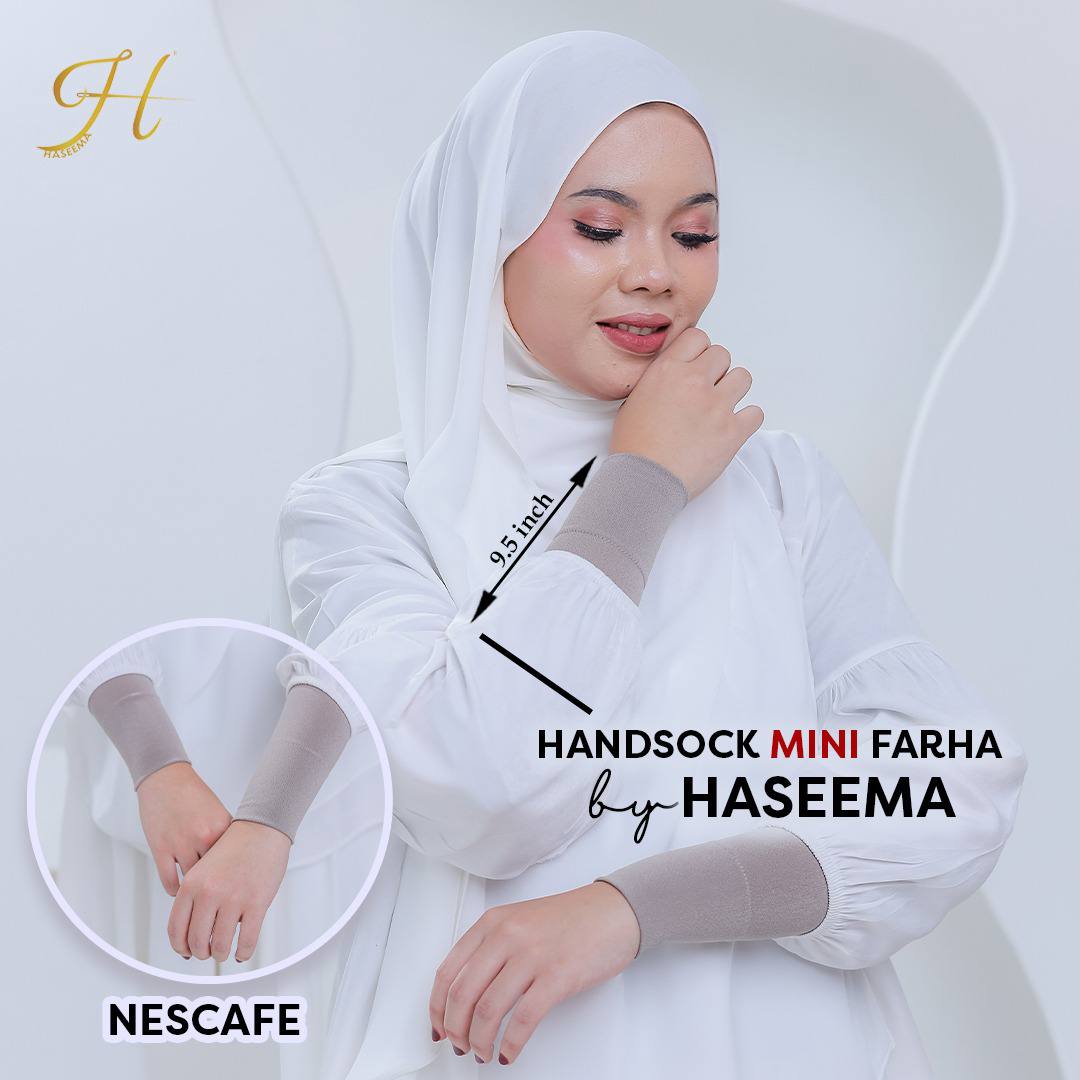Handsock Mini Farha in Nescafe