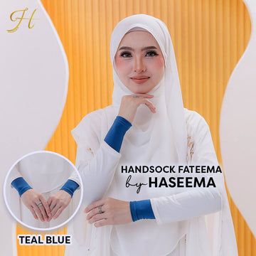 Handsock Fateema in Teal Blue