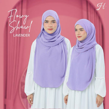 Flowy Shawl in Lavender