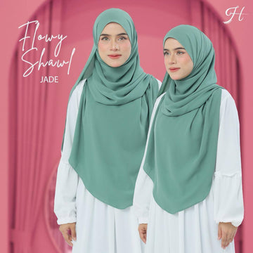 Flowy Shawl in Jade